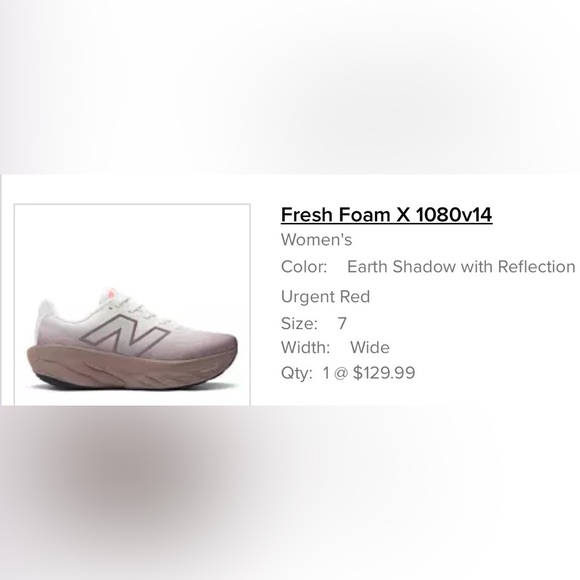 New Balance Women's Fresh Foam X 1080v14 - Picture 5 of 5
